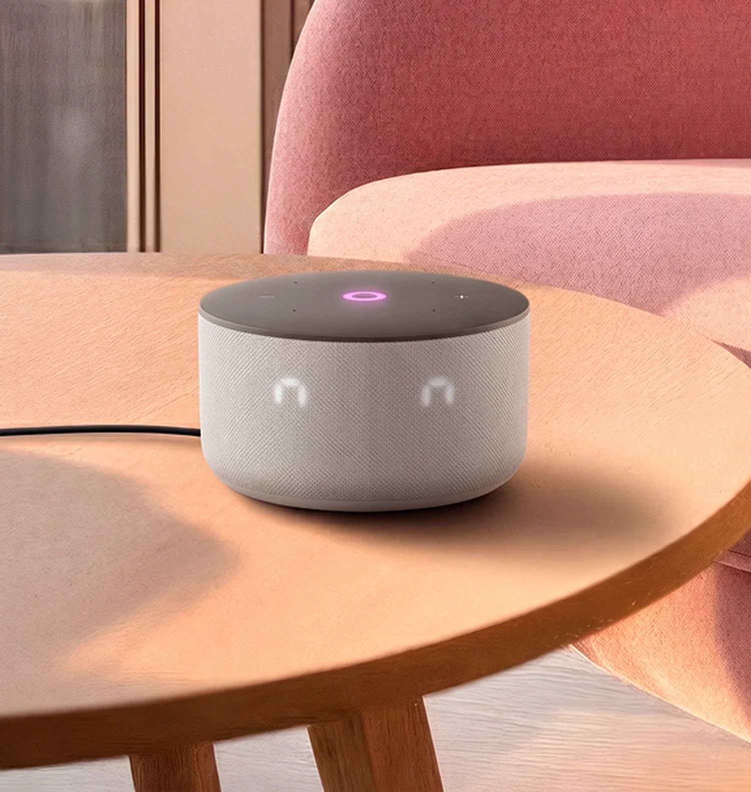Yasmina Mini Grey smart speaker